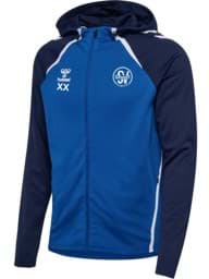 Zeige Details für hmlLEAD 2.0 Zip Hoodie - Damen / weißes Logo Bild von hmlLEAD 2.0 Zip Hoodie - Damen / weißes Logo