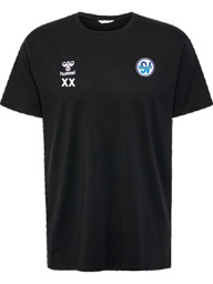 Zeige Details für hmlGO2.0 Baumwoll-Shirt - Herren / blaues Logo Bild von hmlGO2.0 Baumwoll-Shirt - Herren / blaues Logo